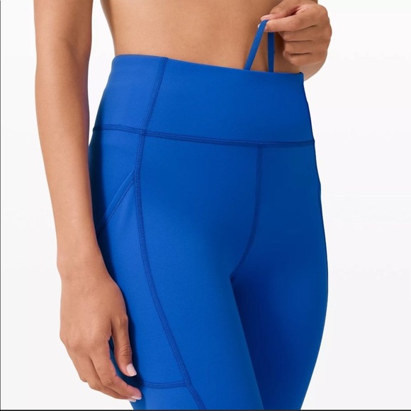 Lulu Invigorate sz 4 in Cerulean Blue Tights - Picture 2 of 4